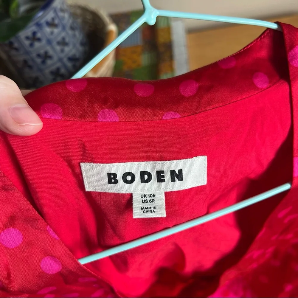 Boden Blouson Sleeve Midi Tea Dress - Picture 8 of 8